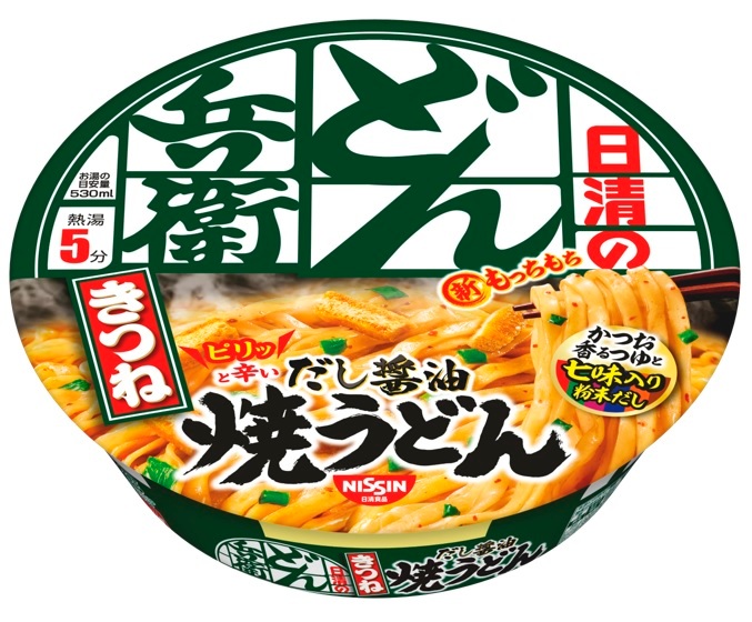 日清 咚兵卫 汤酱油味 日式油豆腐炒乌冬碗面 105g