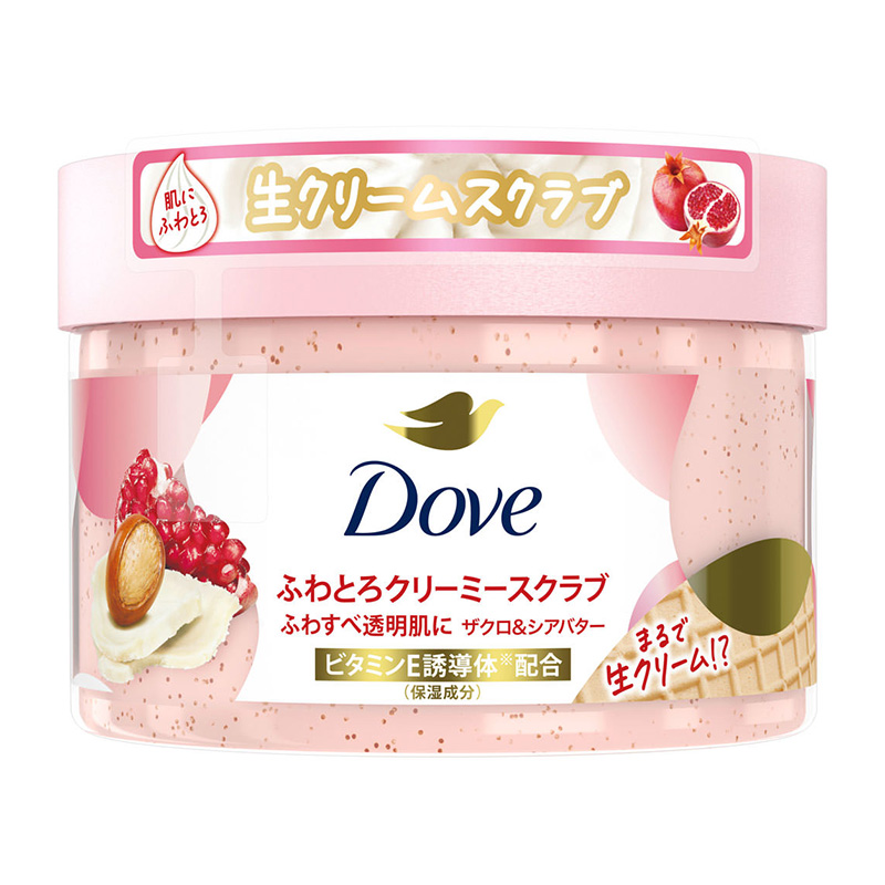 Dove Creamy Scrub Pomegranate & Shea Butter 298g-DONKI Official