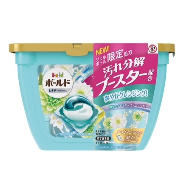 P&G ボールド ジェルボール 3D 爽やかプレミアムクリーンの香り 本体