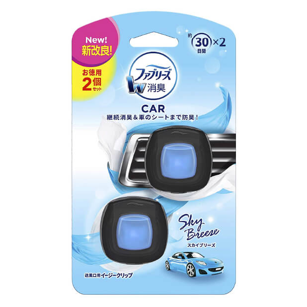 ファブリーズ イージークリップ スカイブリーズの香り 2mL×2個 消臭