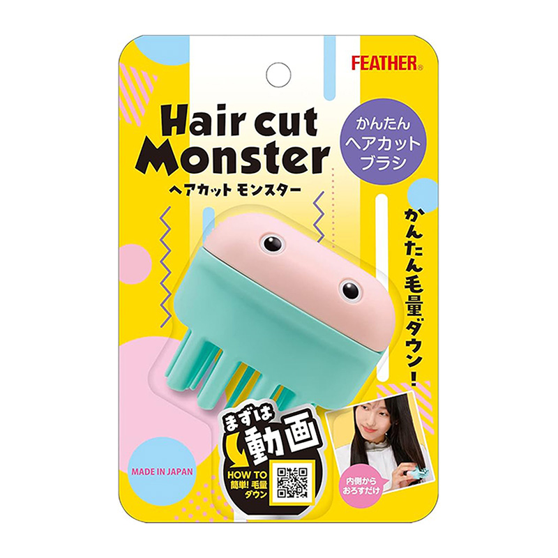 FEATHER Haircutting Monster Hair Thinning Trimmer 1 piece-DONKI