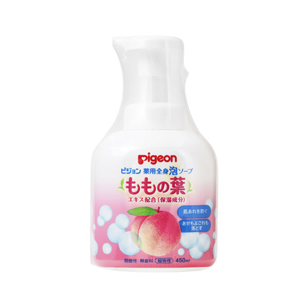 Pigeon 貝親 桃葉 藥用全身泡泡沐浴乳