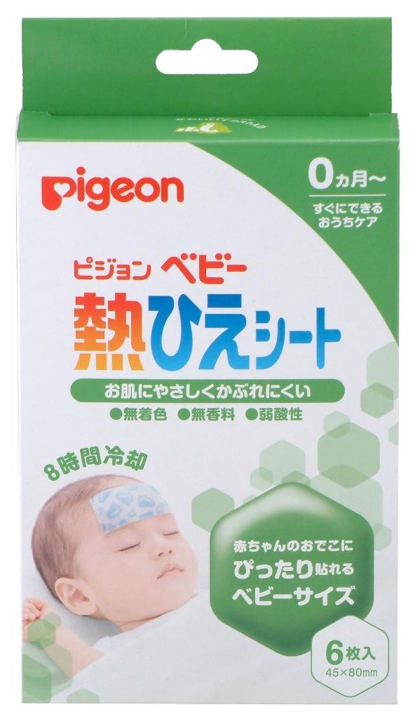pigeon貝親 嬰兒退熱貼 持續8小時 6片裝