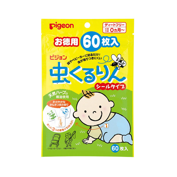 防蟲貼 防蚊驅蟲貼 貼紙類 1袋（60枚）