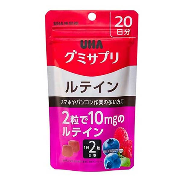 2号仓-UHA味觉糖 营养补充软糖 叶黄素 综合莓果口味 20天份