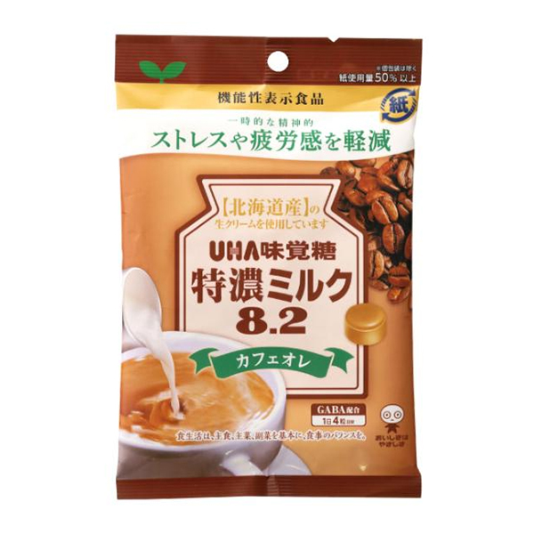 UHA悠哈 味覺糖 特濃牛奶8.2 咖啡歐蕾 1袋