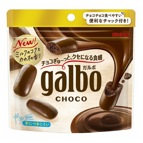 明治 galbo 巧克力 夾鏈袋裝