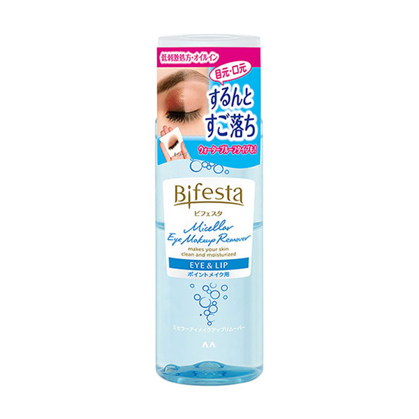 Mandom Bifesta碧菲絲特 日本直郵進口輕鬆卸除睫毛膏眼線唇妝保濕滋潤 溫和即淨眼唇卸妝液 195ml