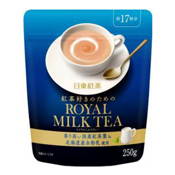 日東紅茶 皇家奶茶 日本直郵進口甘甜口感絲滑茶韻留香冷熱飲伴手禮 即溶沖泡奶茶【經典原味】 250g