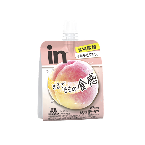 MORINAGA in Fruit Jelly Peach Flavor 1 bag 150g-DONKI Official