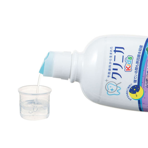 LION狮王CLINICA齿力佳预防口臭蛀牙儿童漱口水葡萄味250ml-日本唐吉诃