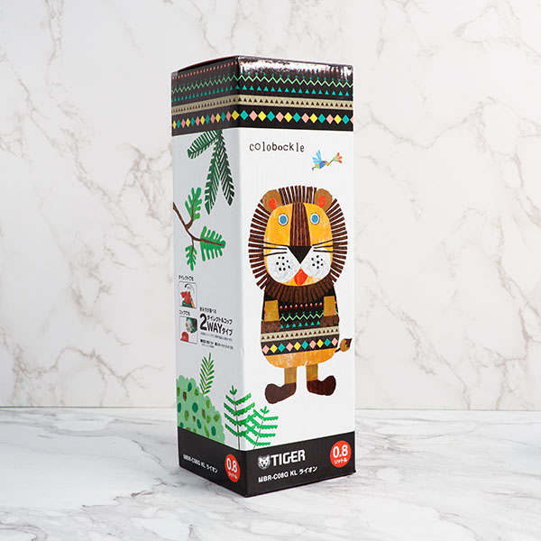 タイガーコロボックル ライオン タイガー ステンレスボトル MBR-C08GKL コロボックル ライオン-驚安の