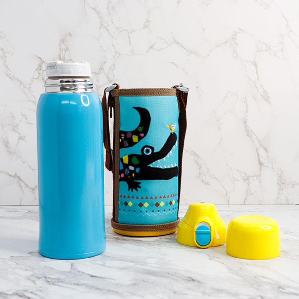 タイガー ステンレスボトル MBR-C08GAW コロボックル ワニ-驚安の殿堂