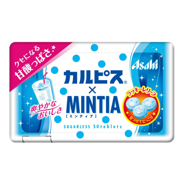 可爾必思xAsahi朝日 MINTIA清涼薄荷糖 口含錠 50粒