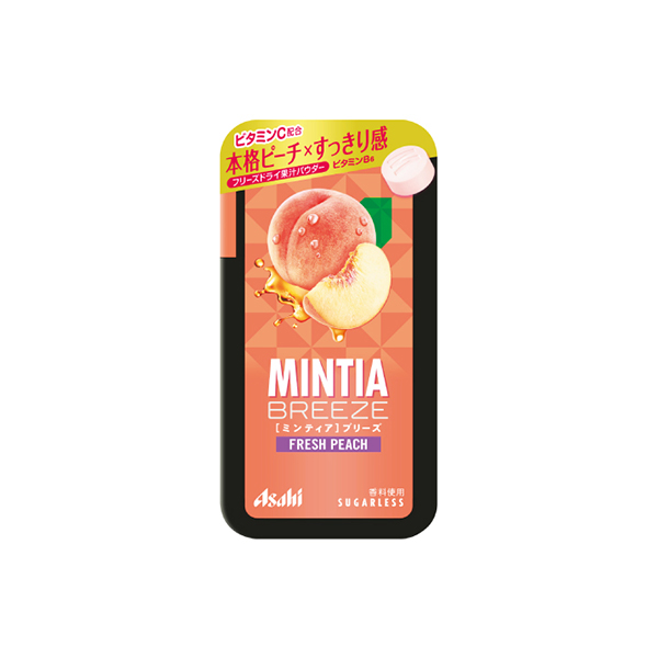 Asahi Mintia Breeze Mints Peach Flavor 30 pieces-DONKI Official