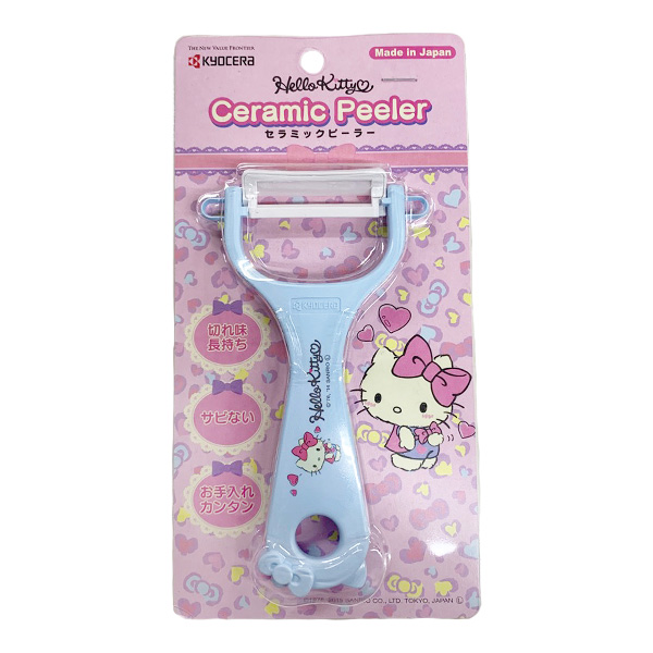 京瓷 Hello Kitty 陶瓷削皮器 藍色 CP-KT10-BU
