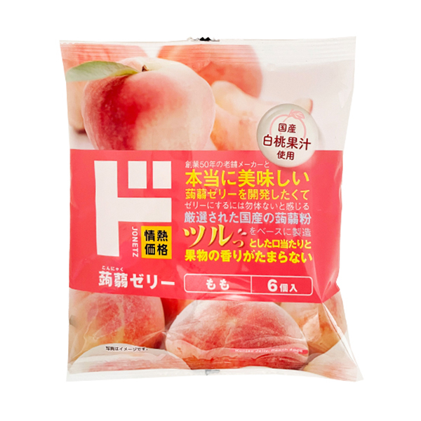情熱價格 唐吉訶德 DONKI原創 蒟蒻果凍 蜜桃味 6個裝