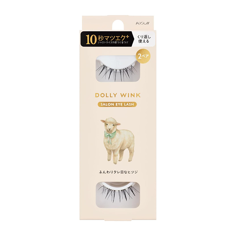 KOJI Dolly Wink False Eyelashes No. 19 2 Pairs-DONKI Official