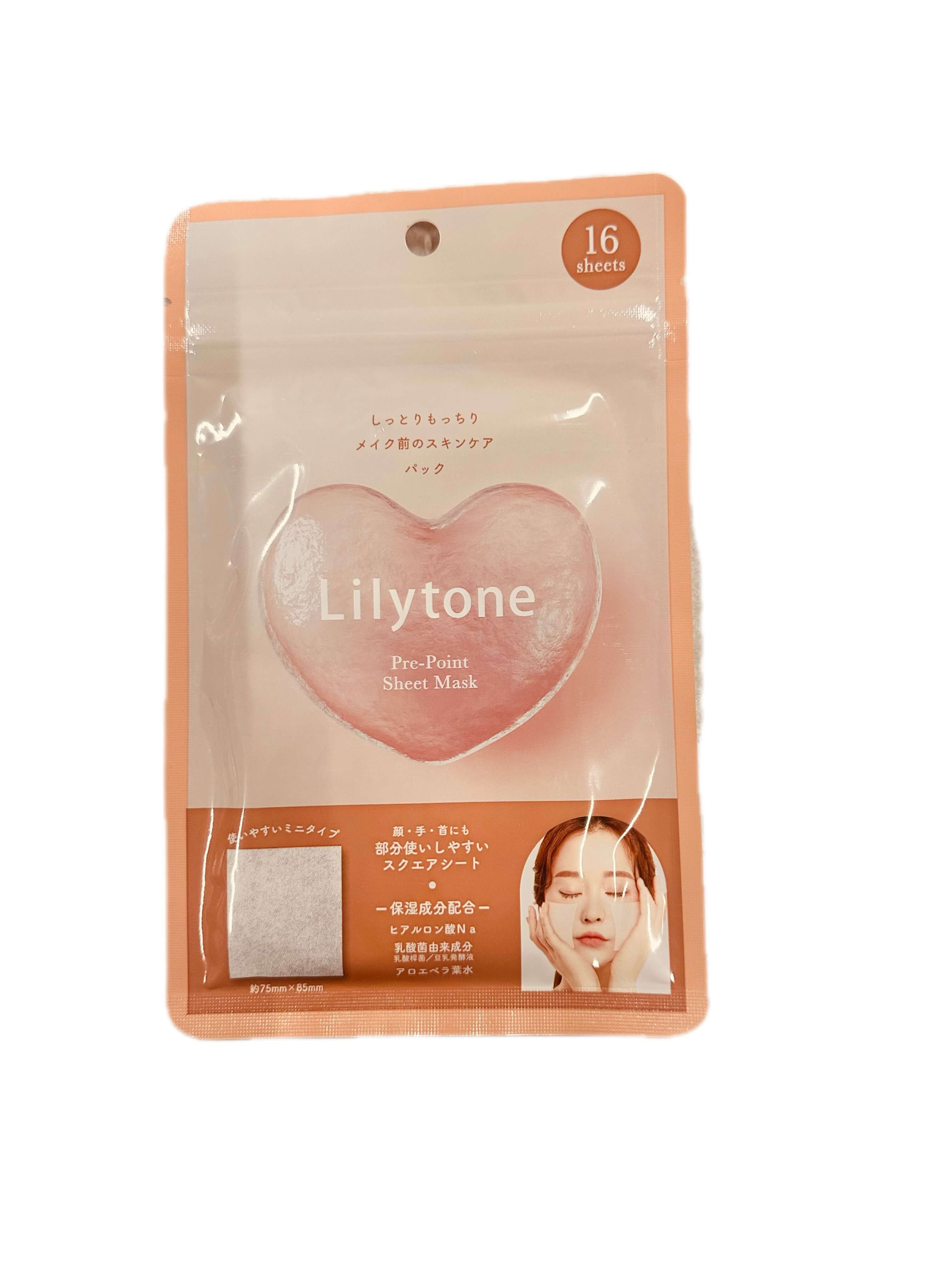 Lilytone スキンケアポイントマスク 16 sheets-驚安の殿堂