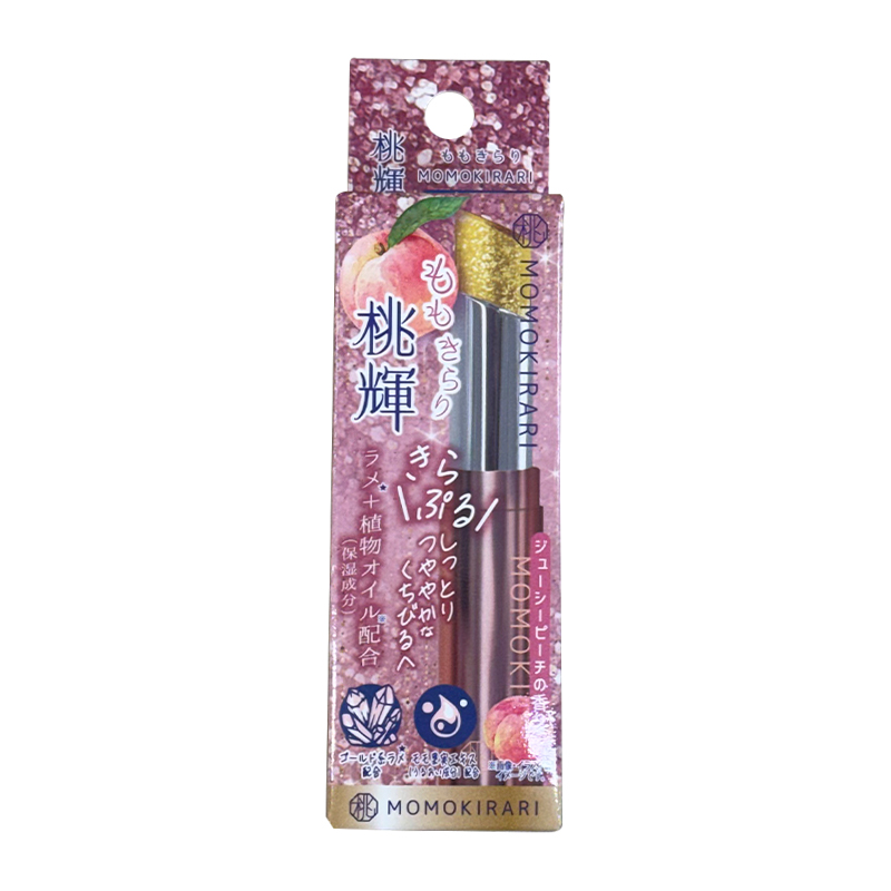 1号仓-惊安殿堂限定MOMOKIRARI 桃辉保湿滋润润唇膏3g-DONKI Official