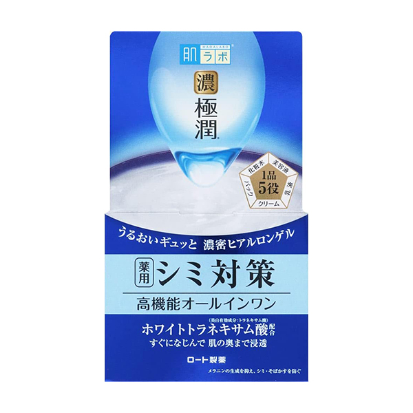 Rohto Hada Labo Gokujun Whitening and Moisturizing Cream 100g