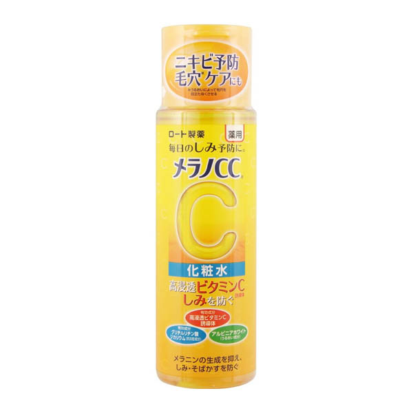 1号仓-ROHTO乐敦MelanoCC淡斑祛痘印提亮收缩毛孔修护美白化妆水 170ml