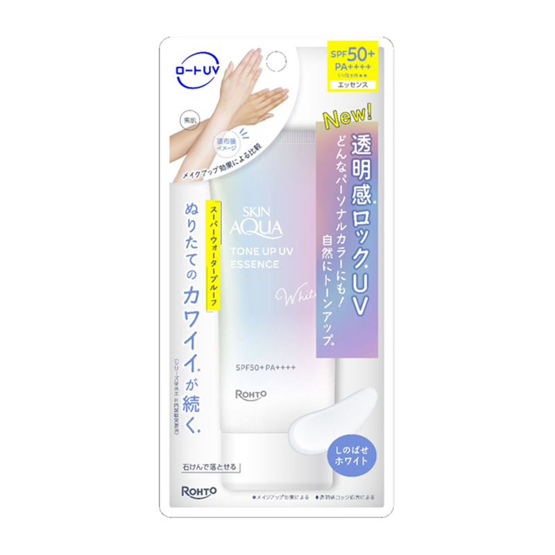 ROHTO SKIN AQUA Skin Brightening Essence Sunscreen SPF50+ / PA++++