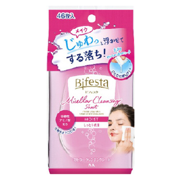 Mandom Bifesta 漫丹缤若诗即净卸妆棉水嫩即净款N