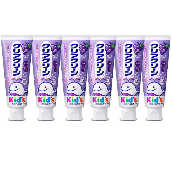 花王 クリアクリーン キッズ グレープ 70g 6個セット-DONKI Official