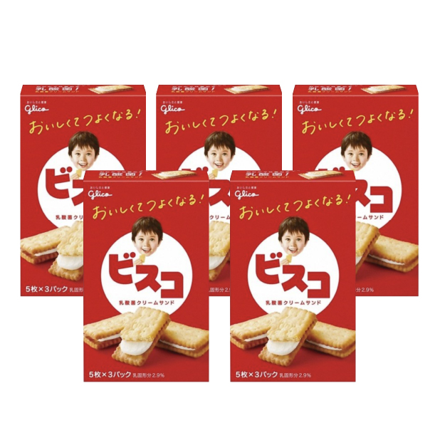 江崎グリコ ビスコ 15枚 5個セット-DONKI Official Online Store｜Buy