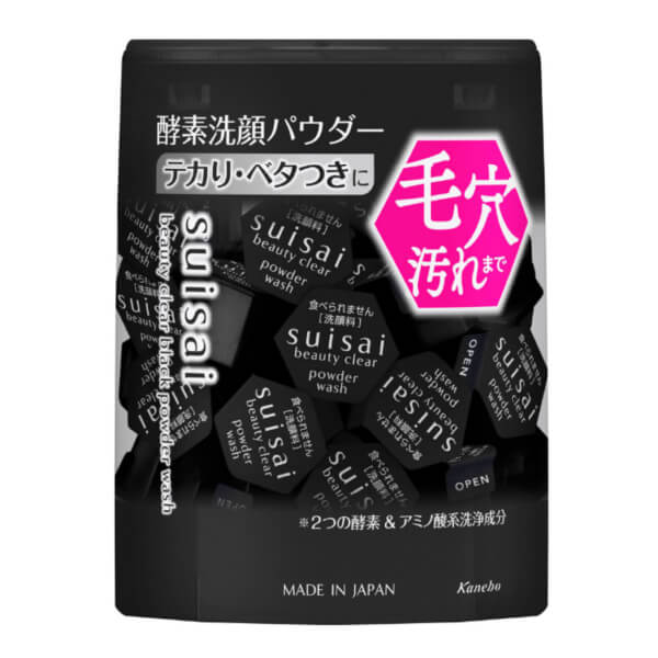 Kanebo佳麗寶 嘉娜寶 suisai水之璨  酵素洗顏粉 黑炭泥清潔毛孔 0.4g×32個