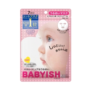 KOSE高絲Cosmeport Clear Turn 寶寶嫩肌面膜 保濕 7片