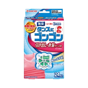 大日本除蟲菊  金鳥 衣物芳香防蟲劑 抽屜用 24個 無臭