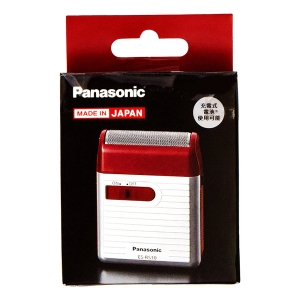 1号仓-Panasonic松下 男士便携旅行迷你携带型轻量户外红色 干电池式男士刮胡刀