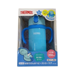 THERMOS 膳魔師 把手可拆式兒童學習杯 藍色 FHV-350