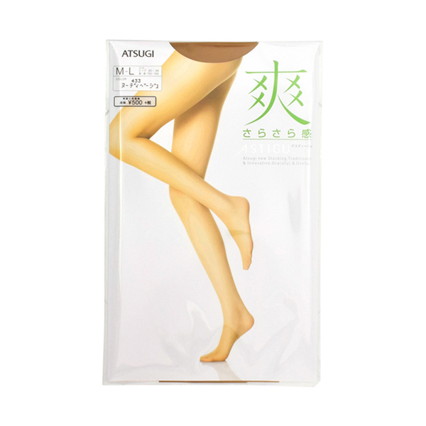 厚木 ATSUGI【爽】褲襪 433裸肌膚色 M-L 1雙