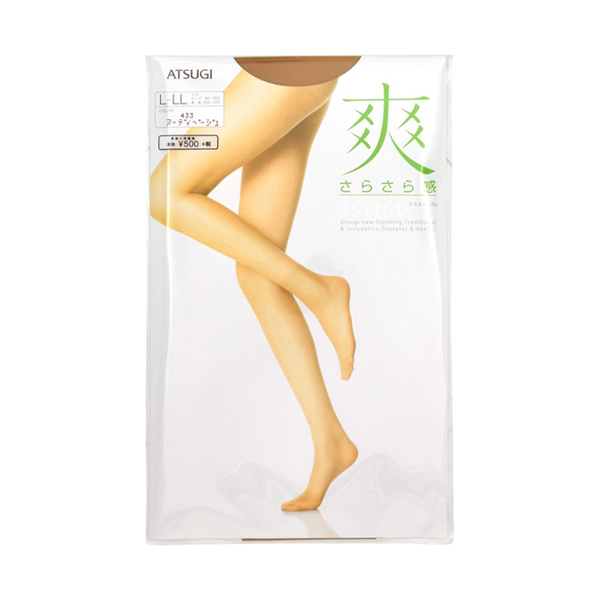 厚木 ATSUGI【爽】褲襪 433裸肌膚色 L-LL 1雙