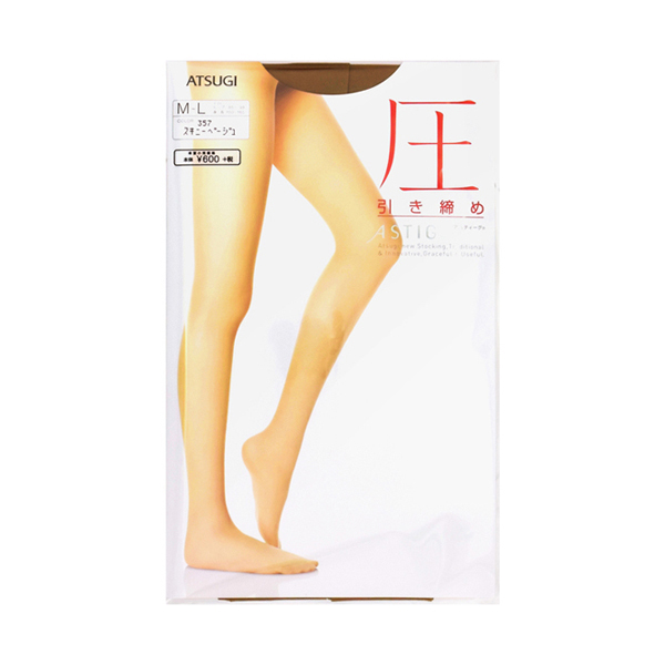 ATSUGI【壓】褲襪 357深膚色 M-L