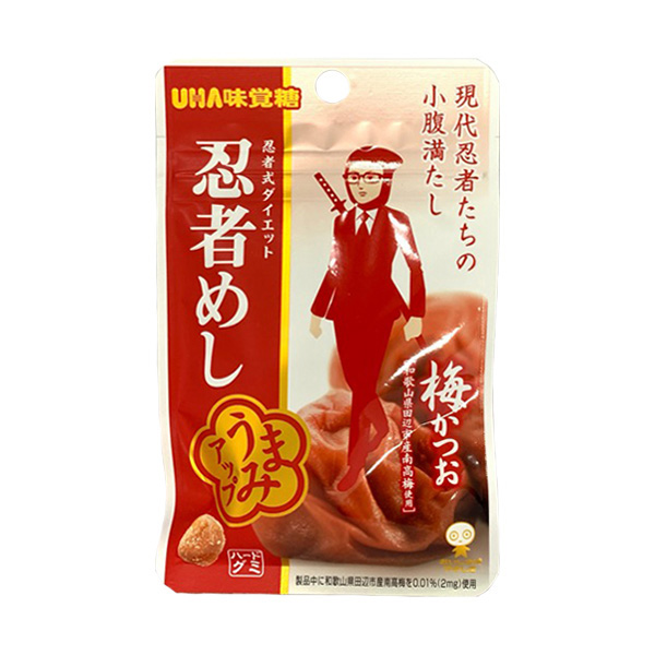 2号仓-UHA悠哈味觉糖 忍者饭 梅子味软糖