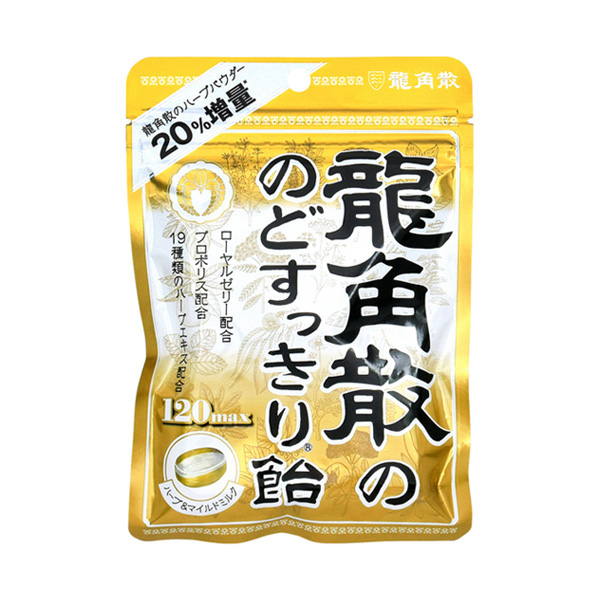 龍角散 草本潤喉糖 牛奶味 88g