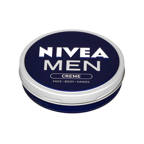 NIVEA妮維雅 多效潤膚霜保濕補水清爽不油膩擦臉油全身適用 小藍罐男士專用潤膚乳液面霜 75g