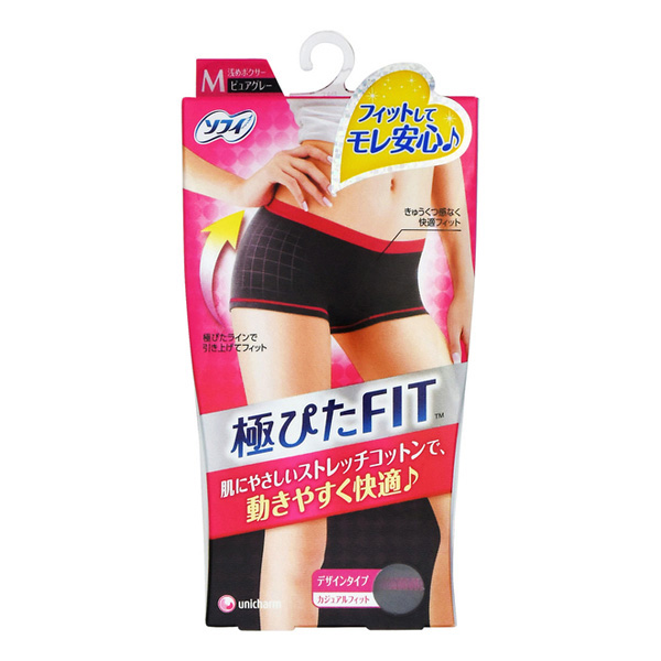 Unicharm Sofy 生理期專用內褲 M 灰色 極FIT