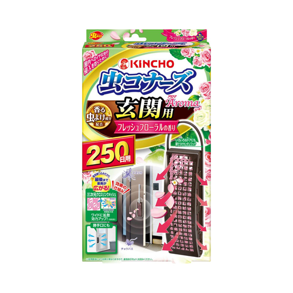 金鳥 蟲不來 芳香驅蟲掛件 玄關用 250天 清新花香