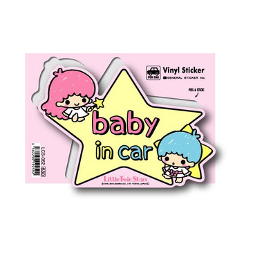 LCS-062 双子星 Baby in car 贴纸