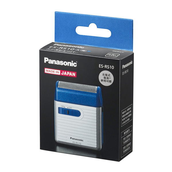 1号仓-Panasonic 携带型电动刮胡刀 单刀头 蓝色 型号: ES-RS10-A