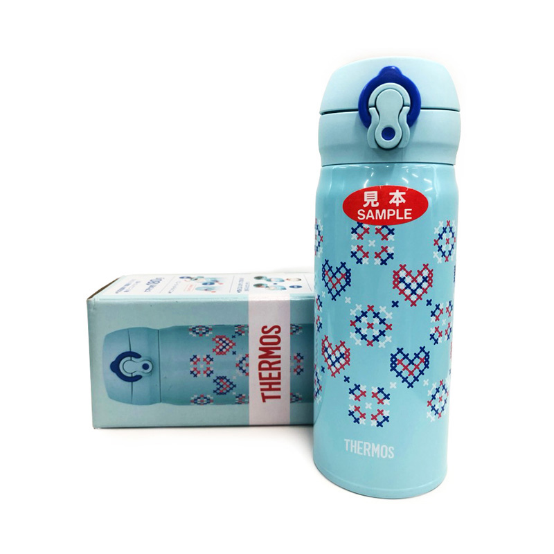 THERMOS 真空断热随身瓶 0.4L JNL-403浅蓝