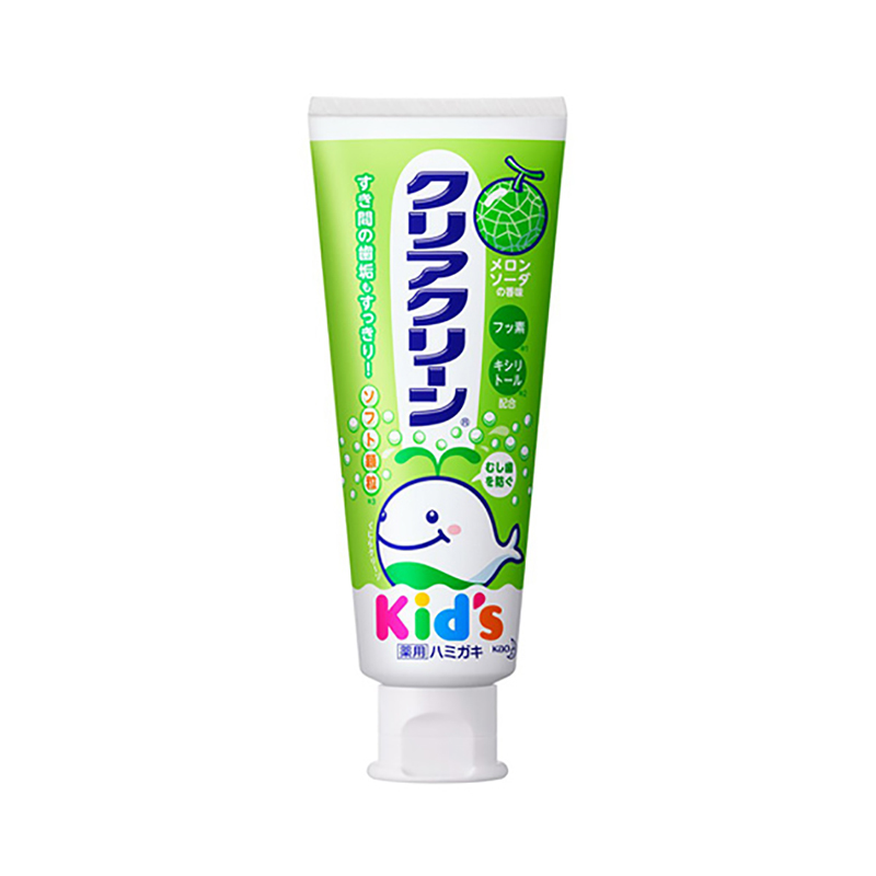 1号仓-KAO花王CLEARCLEAN可伶可俐果味木糖醇护齿儿童牙膏 【蜜瓜汽水味】70g