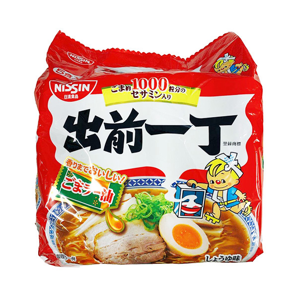 日清食品 出前一丁 ５食袋入 102gx5 保質期至：2025-03-09