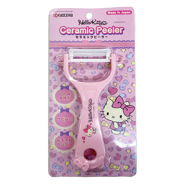 京瓷 Hello Kitty 陶瓷削皮器 粉色 CO-KT10-PK
